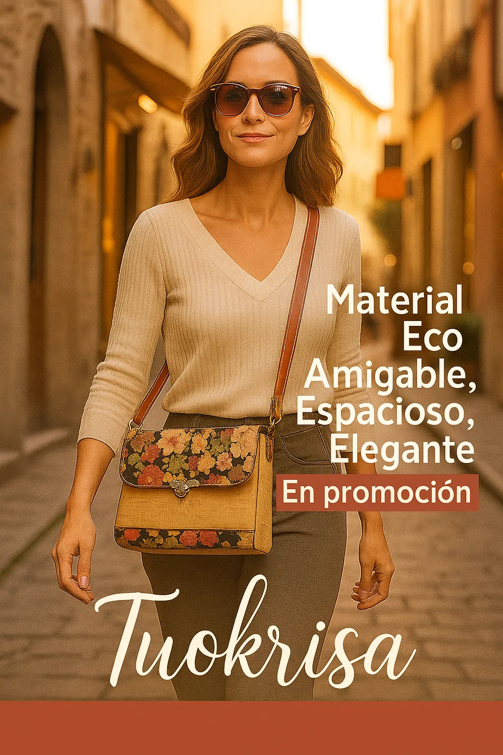 Bolso Tuokrisa 100% Corcho minimalista Moda Europea