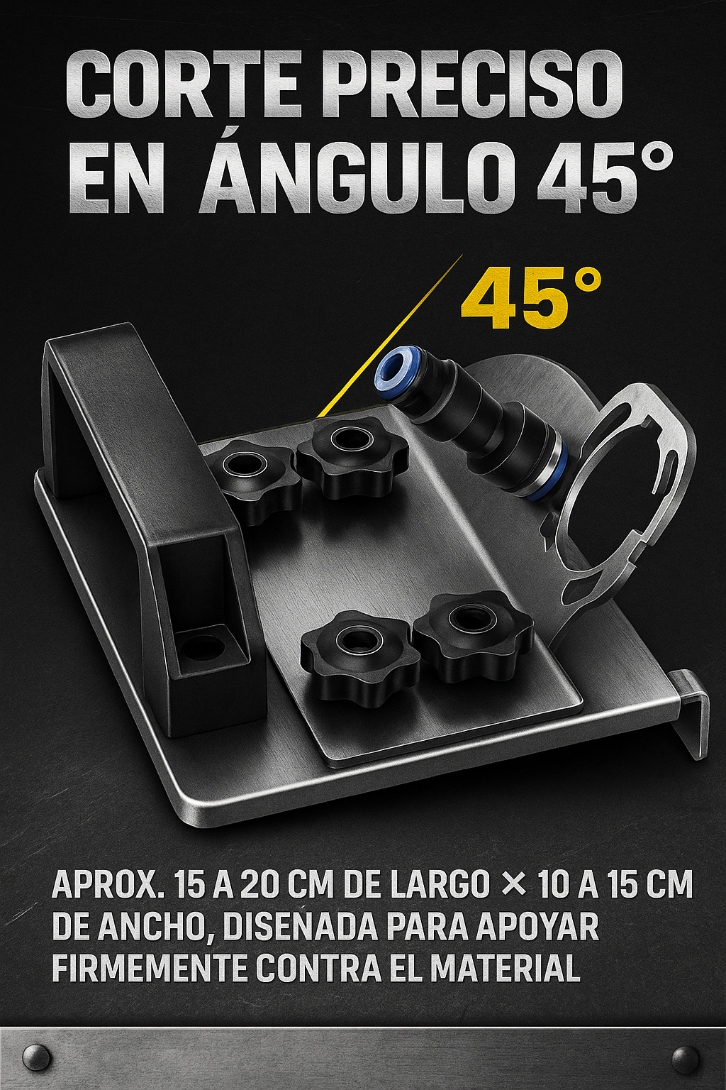 Soporte para corte biscelado
