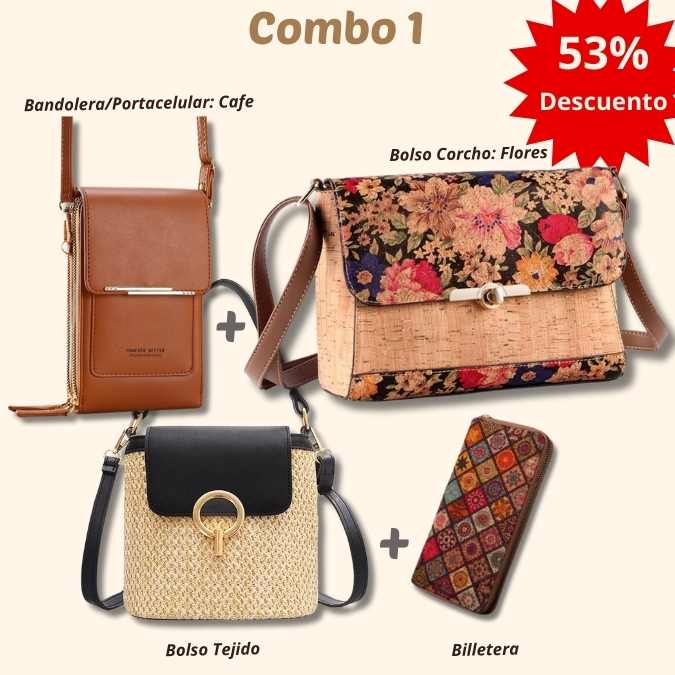 🎁 Solo por mayo: 3 Bolsos+Billetera (Gran Ahorro)