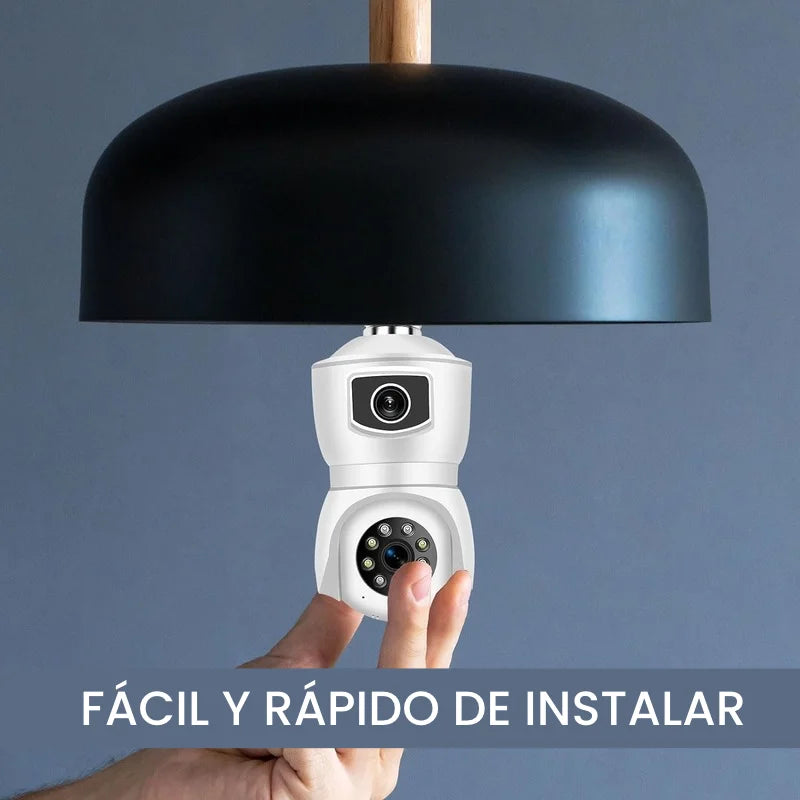Cámara de seguridad wifi 1080P Bombillo Vision360
