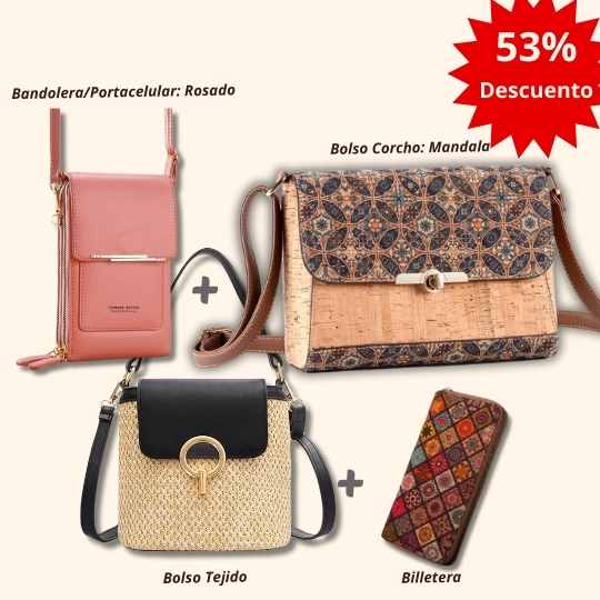 🎁 Solo por mayo: 3 Bolsos+Billetera (Gran Ahorro)