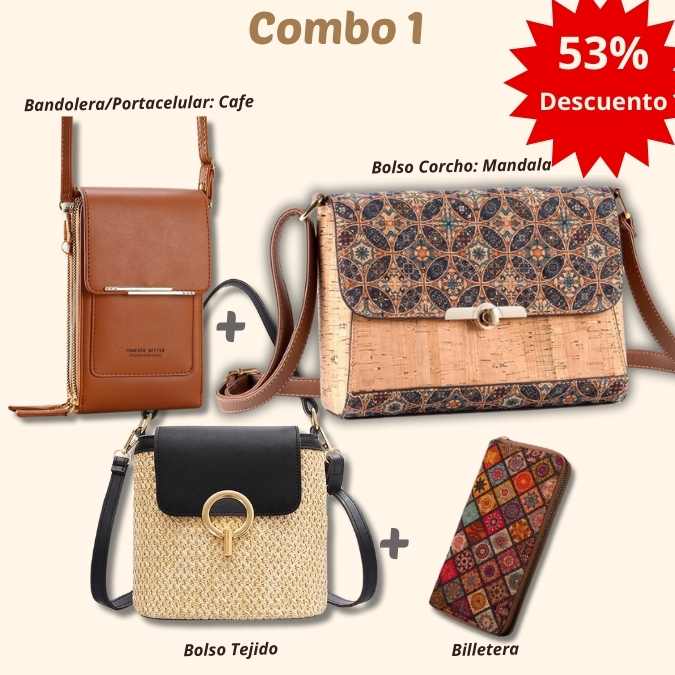 🎁 Solo por mayo: 3 Bolsos+Billetera (Gran Ahorro)