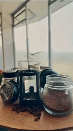Combo Cafetero Prensa Francesa 350Ml + Molino