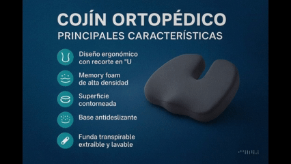 Cojin Para Coxis Ortopedico Lumbar