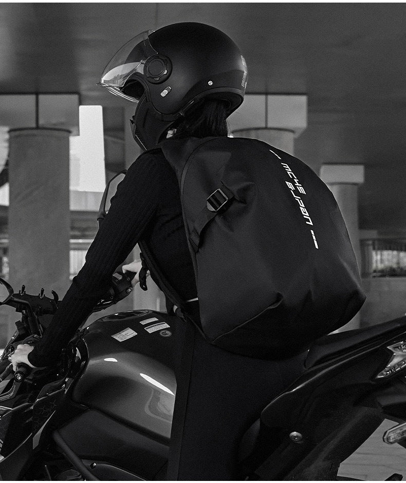 Morral Impermeable para casco moto Reflectivo gran capacidad