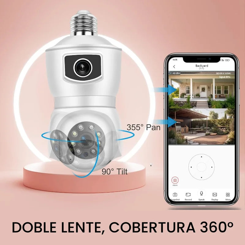 Cámara de seguridad Bombillo Vision360