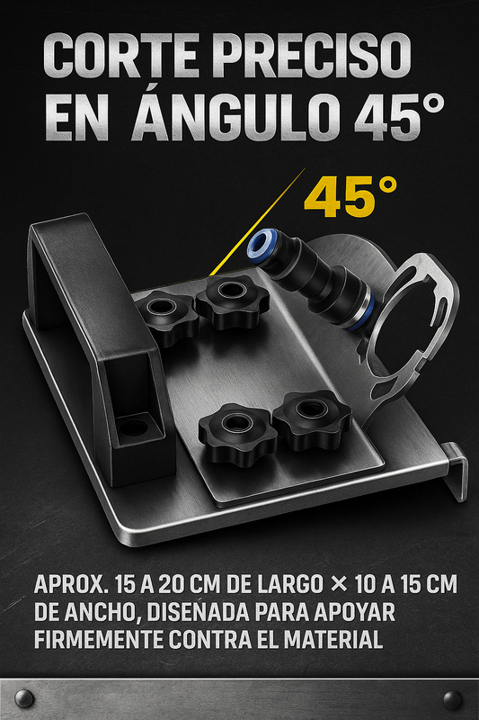Soporte para corte biscelado
