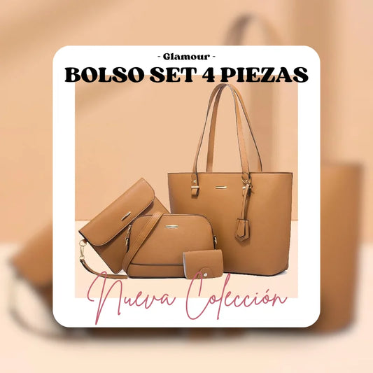 Set de Bolso 4 en 1 para Mujer