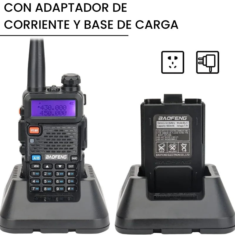 Radio de Comunicación Walkie-Tokie UV-5r