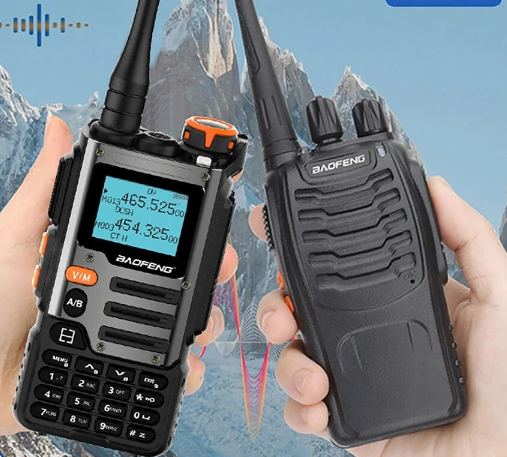 Radio Baofeng K68 USB C Triple banda VFHF/UHF Copia frequencia